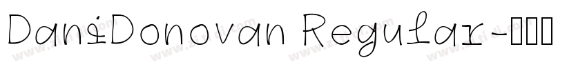 DaniDonovan Regular字体转换